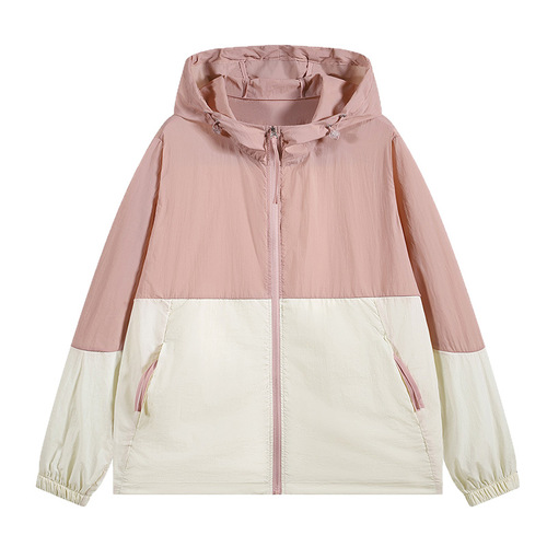 Manufacturers directly supply fashion brand new sunscreen clothes, youth, light breathable, anti-ultraviolet skin clothes, color matching couple's models