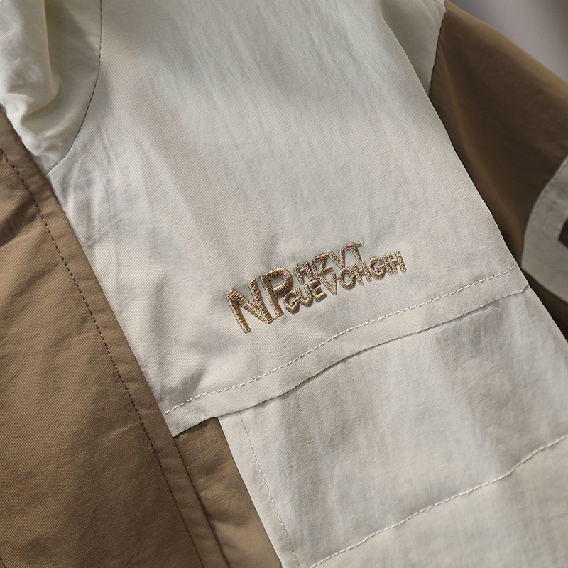 7648 chaqueta de primavera para niños 2025 nueva chaqueta guapa de primavera top cortavientos de primavera y otoño para niños