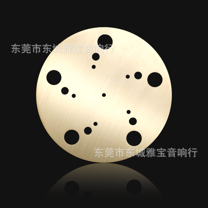 LP reproductor de vinilo pad disco de canto almohadilla de disco de vinilo almohadilla de registro de cobre puro registro antideslizante estable reducción de la vibración