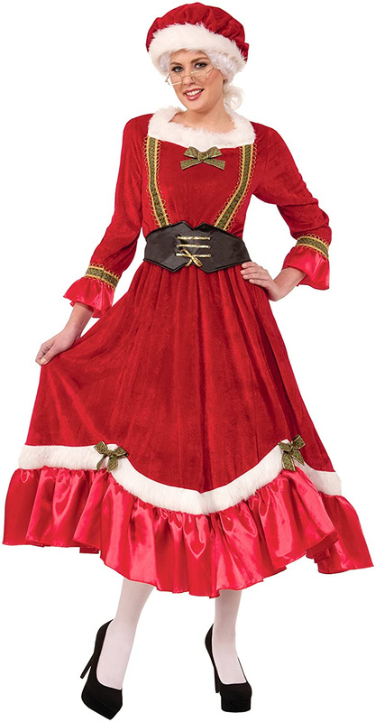 Christmas party cosplay long dress for women girls female Halloween costume Christmas stage performance costume Christmas prom party cosplay outfits