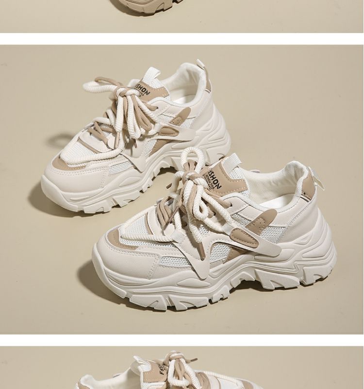 Chaussures de papa pour femmes, nouvelles chaussures à plateforme, chaussures de sport décontractées, chaussures d'étudiant polyvalentes, chaussures à semelles souples, chaussures de voyage antidérapantes_voghion.com