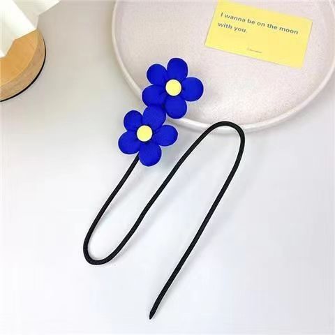 De los niños updo artefacto perezoso doble flor updo Rod bola cabeza pelo rizador de la muchacha headwear nuevos accesorios para el cabello de la muchacha