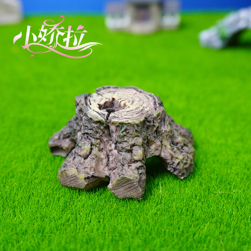 Nueva decoración de paisajismo de pecera, simulación de resina, raíces de madera muerta, raíces de árboles viejos, decoración de mini raíces de madera, micro paisaje