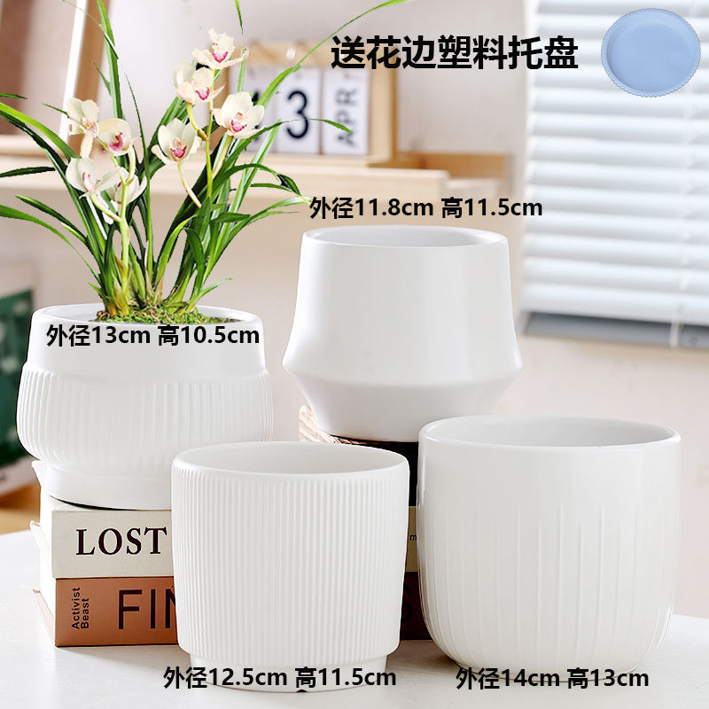 Four snow lotus white combinations (comes with tray)