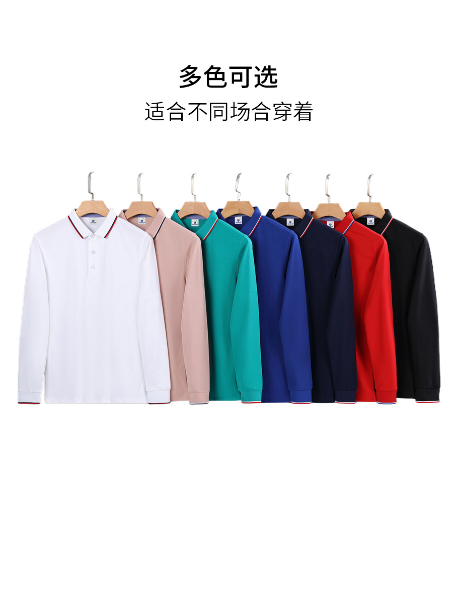 Camisas electorales transfronterizas de mangas largas con la solapa, camisetas culturales, camisetas publicitarias, camisetas comerciales, ropa de trabajo, ropa personalizada