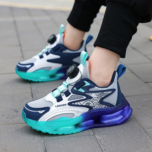 Children's Spring and Autumn Breathable Mesh Fashion Sports Shoes for Middle School Students Running Shoes Wholesale