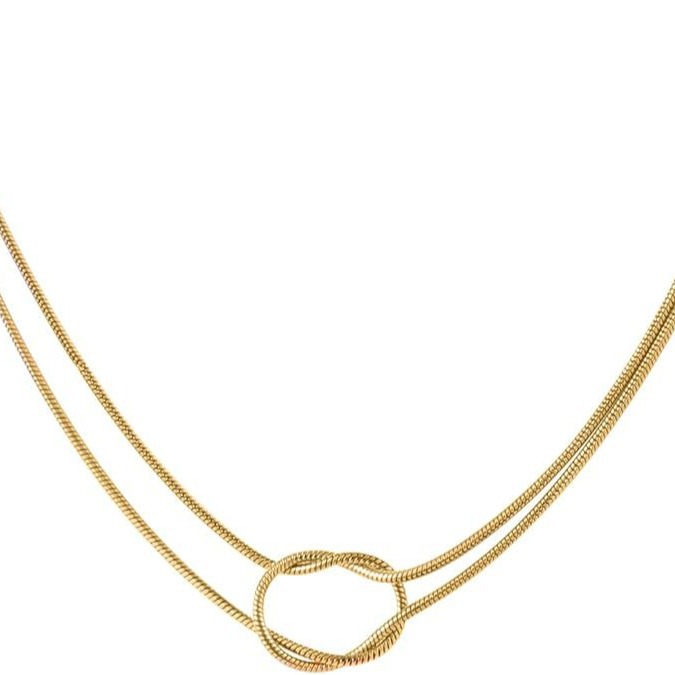 Minimalist Layered Necklace For Women With Delicate Chains_voghion.com