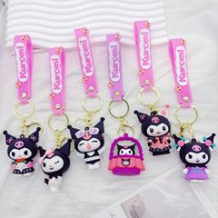 クリエイティブかわいいクロミメロディー人形シリコーンキーホルダー小さなペンダント学生漫画ジュエリーギフト卸売