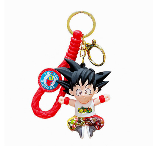 Creative Cartoon Anime Dragon Ball Bracelet Keychain Trendy Blind Box Doll Backpack Pendant Sun Wukong Small Gift