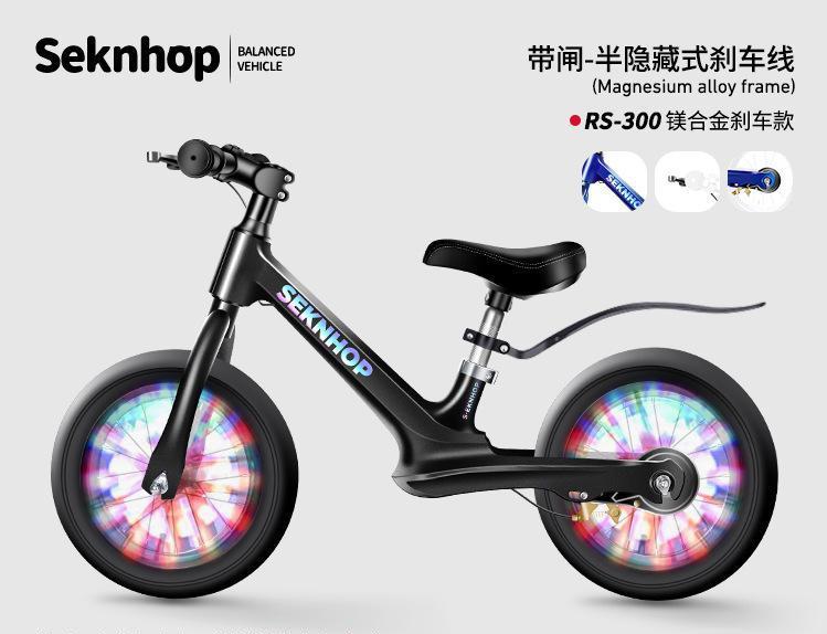 Coche de equilibrio para niños sin pedal 2 - 8 años de patineta para bebés 2 en 1 14 pulgadas caminantes al por mayor scooter