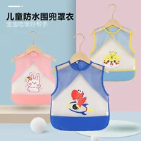 Летний детский нагрудник для детей 2-3 лет, антигрязный нагрудник для детского сада, водонепроницаемый антигрязный халат ручной работы с обратной ноской