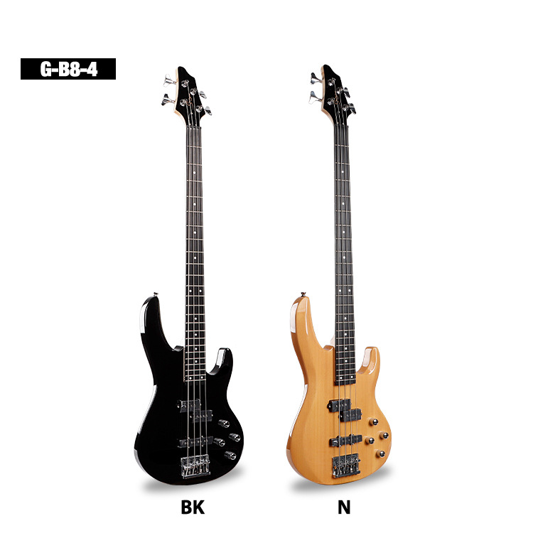Profesional PJ bajo eléctrico bajo fabricante de guitar instrumento musical al por mayor jazz rock bajo eléctrico madera maciza