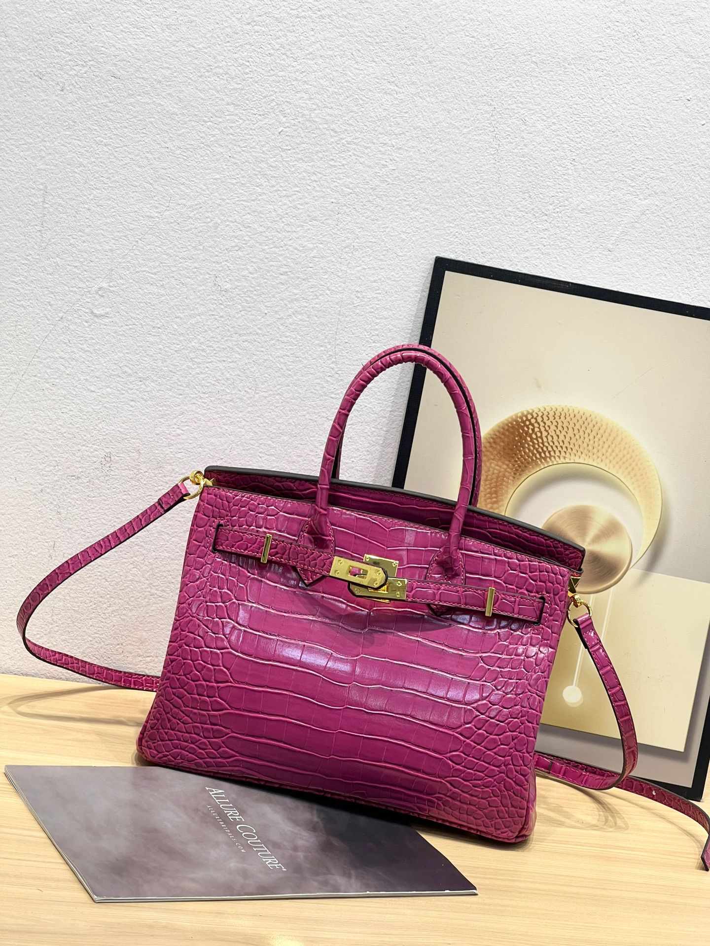 Bolso de patrón de cocodrilo de gran capacidad de alta calidad para mujer 2025 nuevo bolso de mensajero popular de todo fósforo bolso de platino portátil de moda