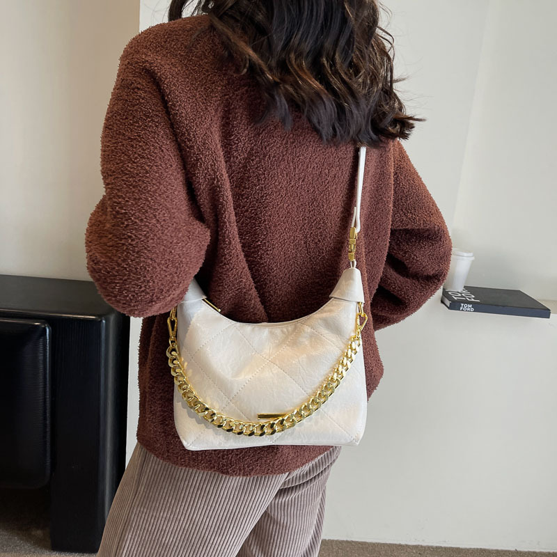Women's crossbody dumpling bag 2024 fashionable new niche light luxury high-grade chain shoulder handbag for work