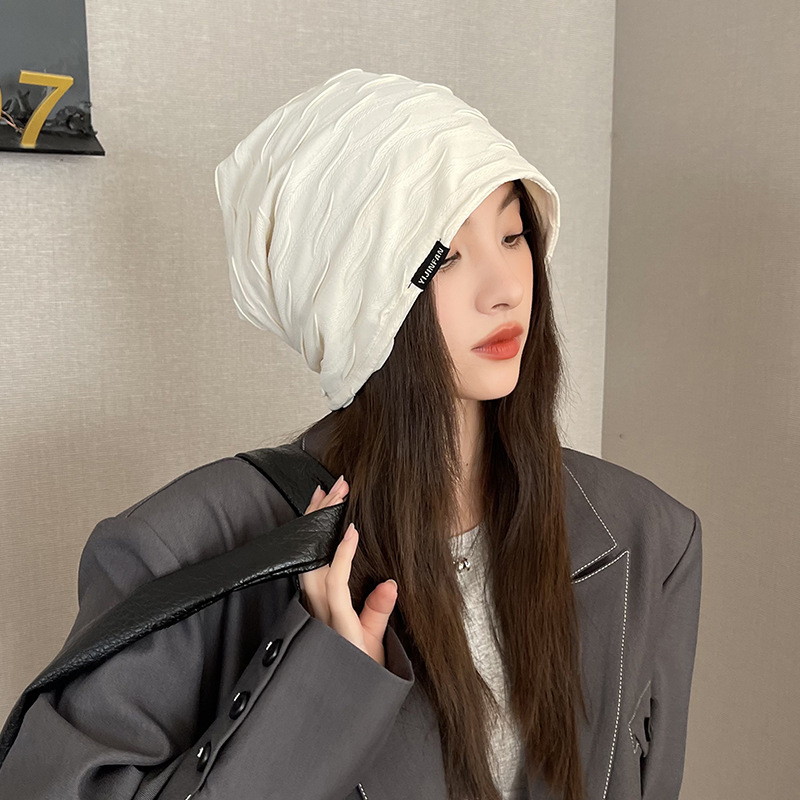 Women's Versatile Slouchy Beanie Hat For Small Face Enhancing_voghion.com