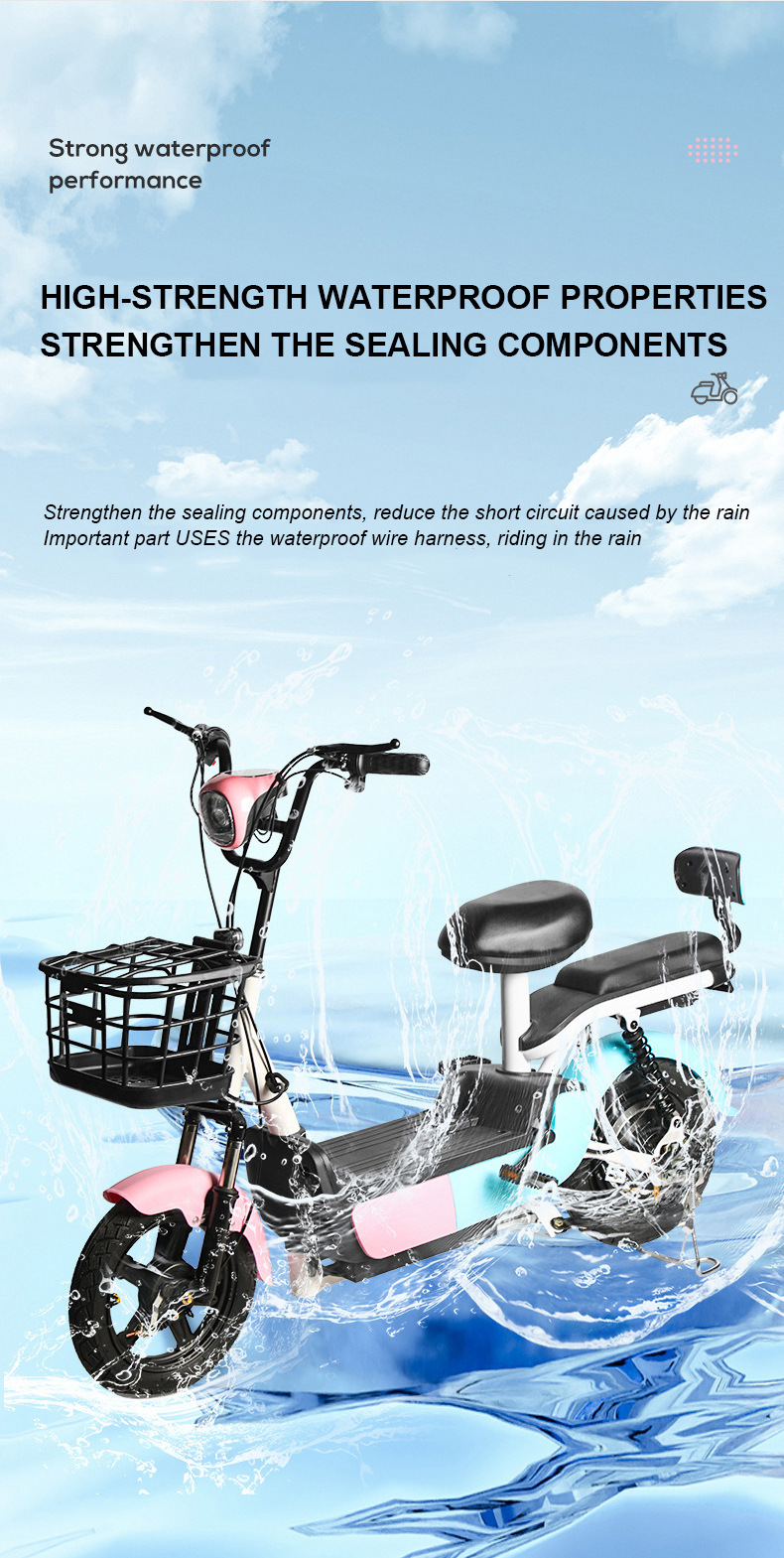 Custom Electric Bicycle, New National Standard, 48V 60V