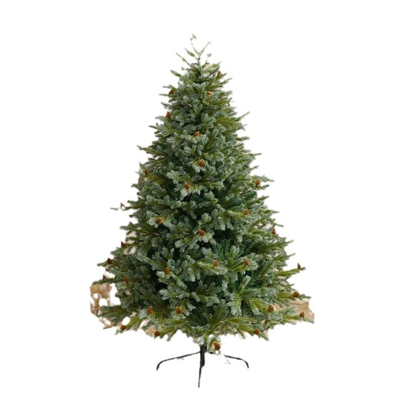 Nuevo árbol automático transfronterizo gran árbol de Navidad doméstico DIY decoraciones de Navidad hechas a mano gran escenario