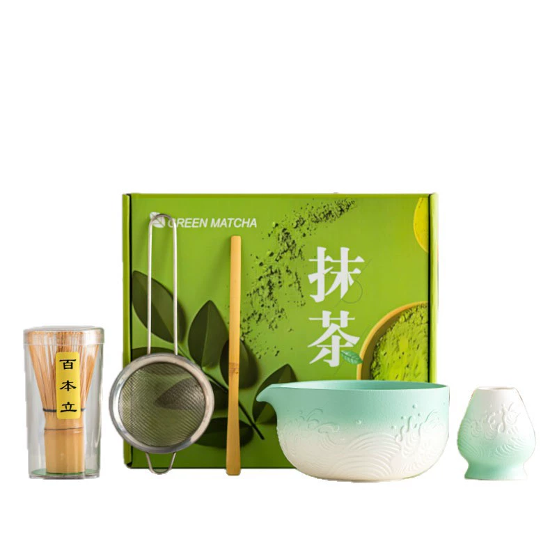Matcha, tea cup, set, (Cross-border trading), gradient