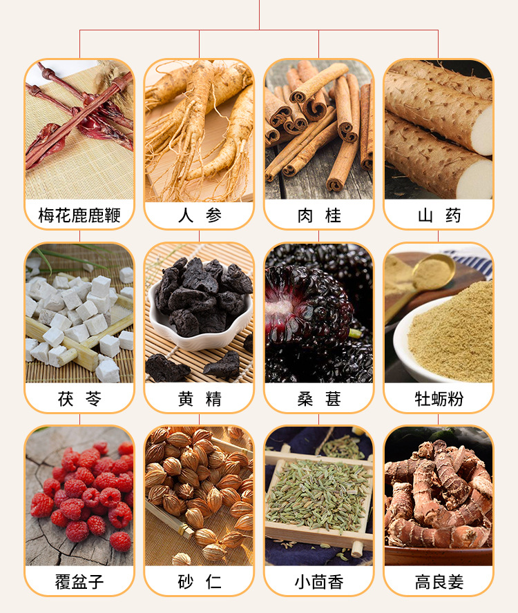 Deer Penis Multi Treasure Pill 250g Sika Deer Paste Formula with Huangjing Oyster Goji Mulberry Ready to Eat key features