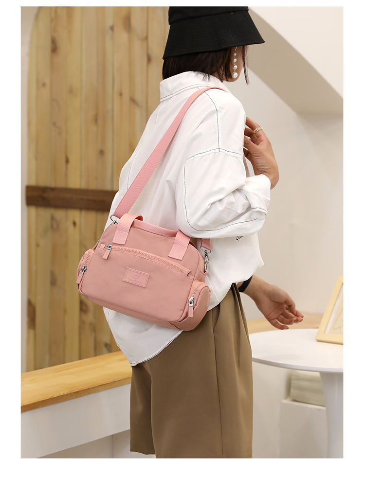New cross-border women's bag, large-capacity waterproof crossbody bag, simple and fashionable handbag, nylon women's bag, mom bag undefined