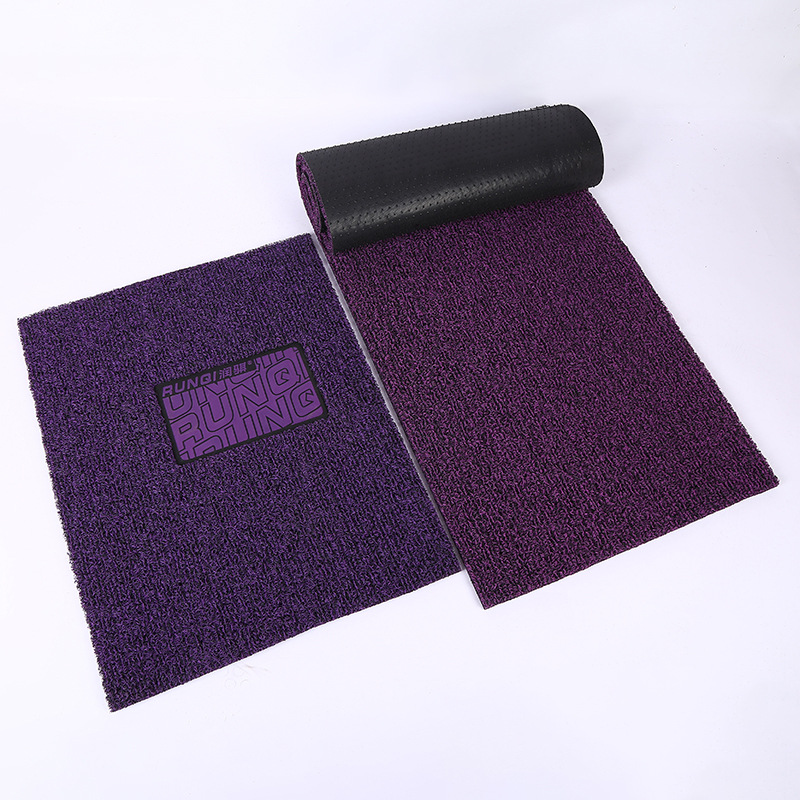 18mm Car Wire Loop Mat Set, Universal Car Mats with Hot-Melt Adhesive Backing, Pvc Non-Slip Entryway Floor Mat