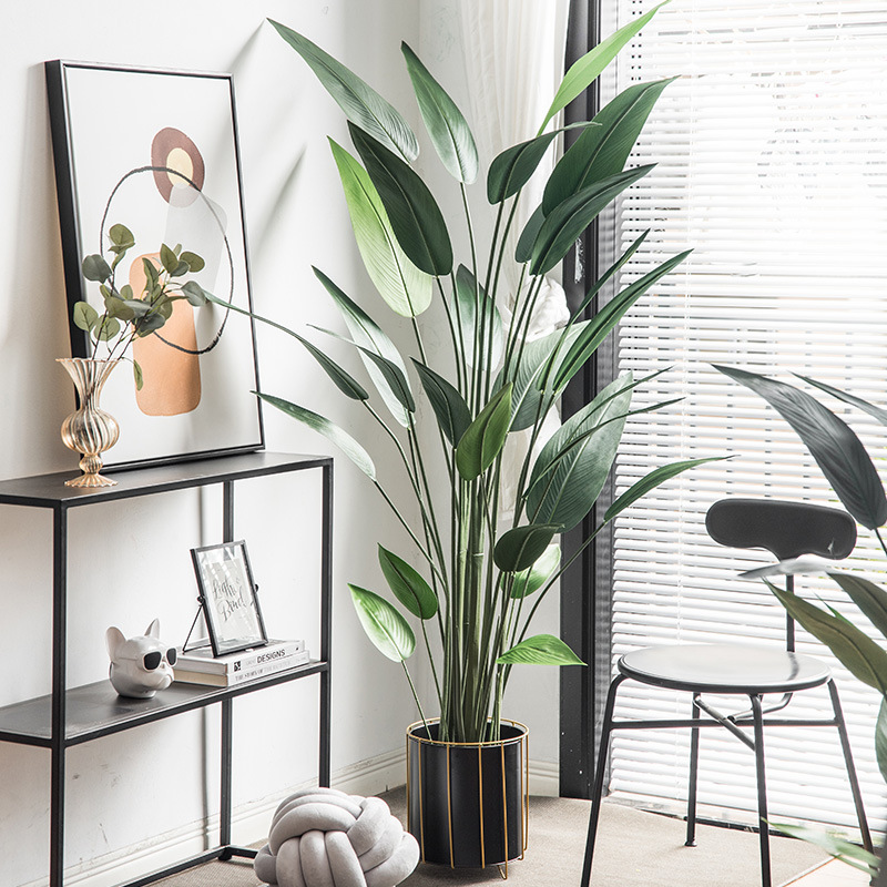 仿真綠植美人蕉大型北歐旅人蕉客廳落地盆栽室內ins風假花裝飾樹