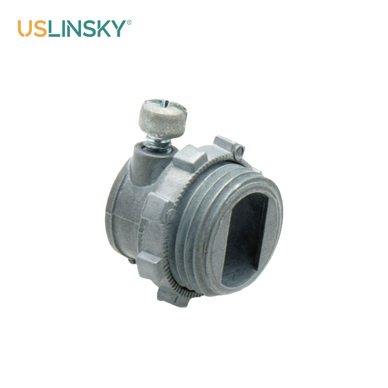 uslinsky供应UL金属软管镀锌接头 美标品质3/8英寸接头XC1100