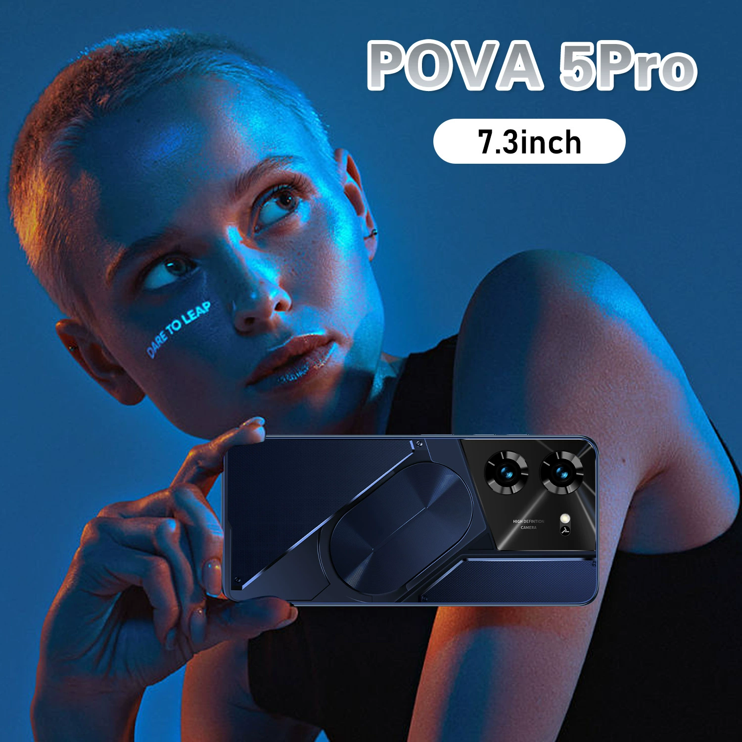 Кросс-граница взрыв POVA5PRO экран высокого разрешения большой дисплей иностранной торговли низкая цена 16+1TB новый смартфон исходник цена завода