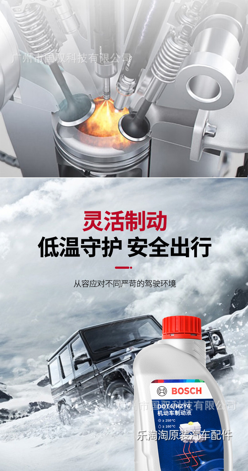 Bosch Original Brake Fluid Dot4 Brake Fluid Universal for Bmw, Mercedes-Benz, Volkswagen, Audi Cars, Special Clutch Fluid