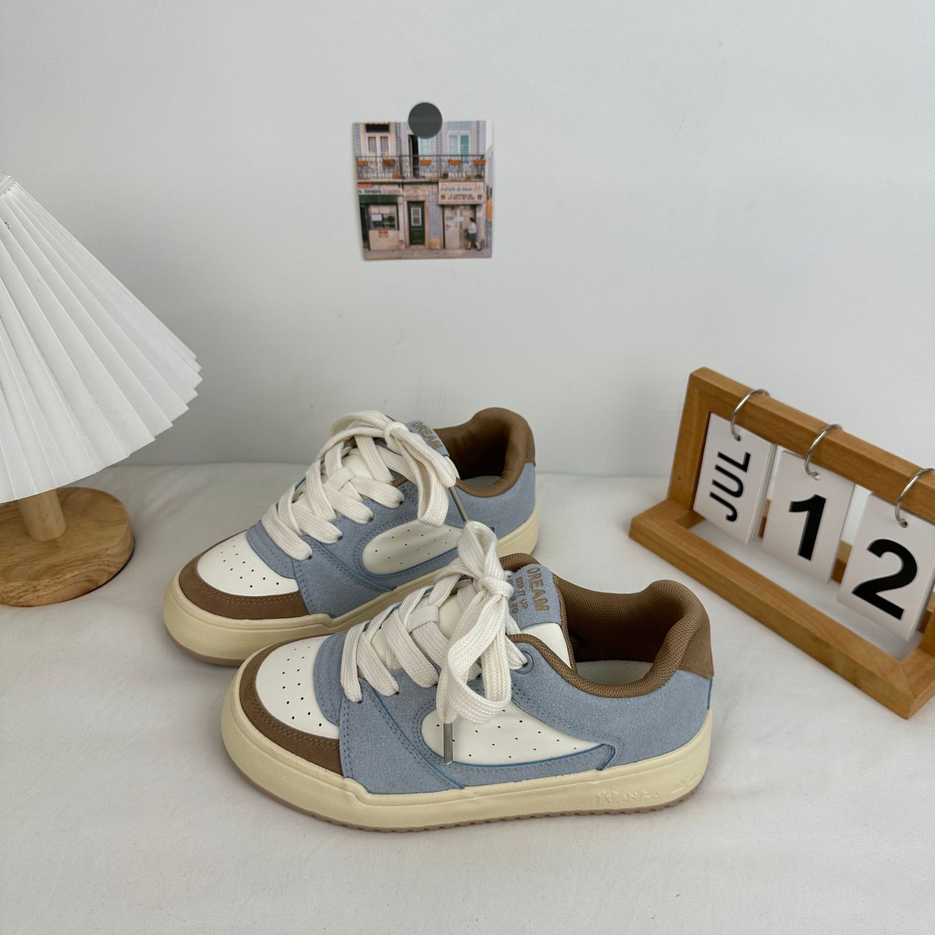 Zapatos de fondo suave retro de ondas de largo 2024 nuevos zapatos de pan casuales de nicho para mujeres image 4