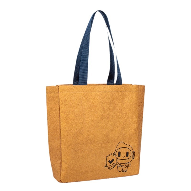 Bolsa de papel DuPont logotipo personalizado patrón de impresión Papel DuPont bolsa cultural y creativa bolsa de compras Bolsa de papel DuPont personalizada