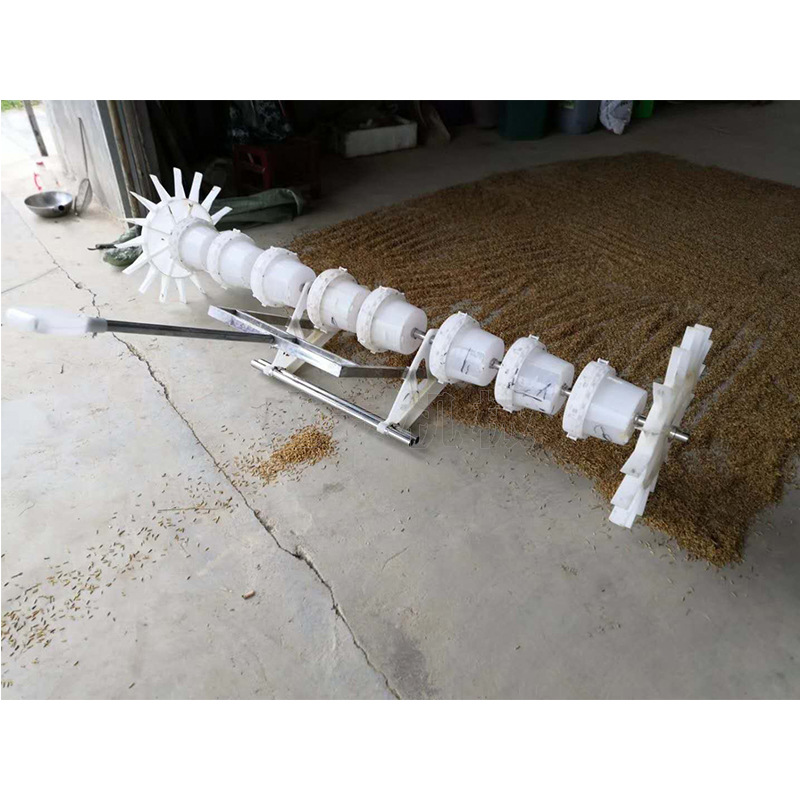 手推蔬菜种子播种机 手拉调节农田育秧点播机手推蔬菜种子播种机