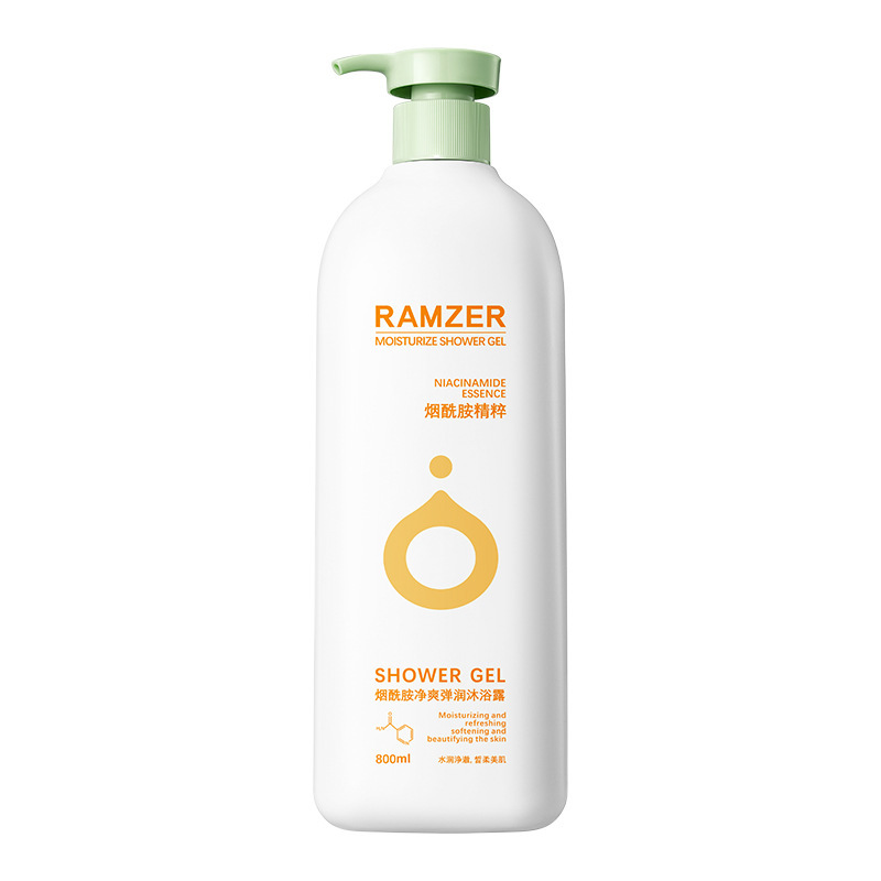 Lan Shi Zhe Nicotinamide Sprin Cleansing Lotion, loción de baño profunda para mejorar la belleza de la piel, hidratante y suavizado