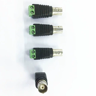 【精品推荐】Connector供应真材实料BNC绿色母头转正负视频接插件