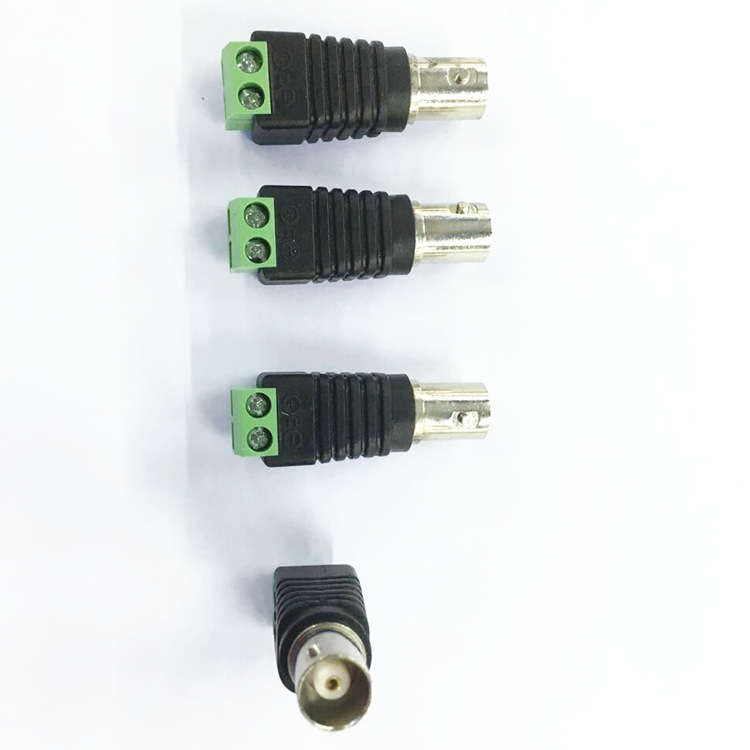 【精品推荐】Connector供应真材实料BNC绿色母头转正负视频接插件