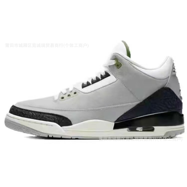 Comercio exterior Putian zapatos aj3 zapatos de baloncesto Fujiwara Hao North Carolina zapatos de cemento azul y blanco para hombres y mujeres zapatos de carrera de suela gruesa