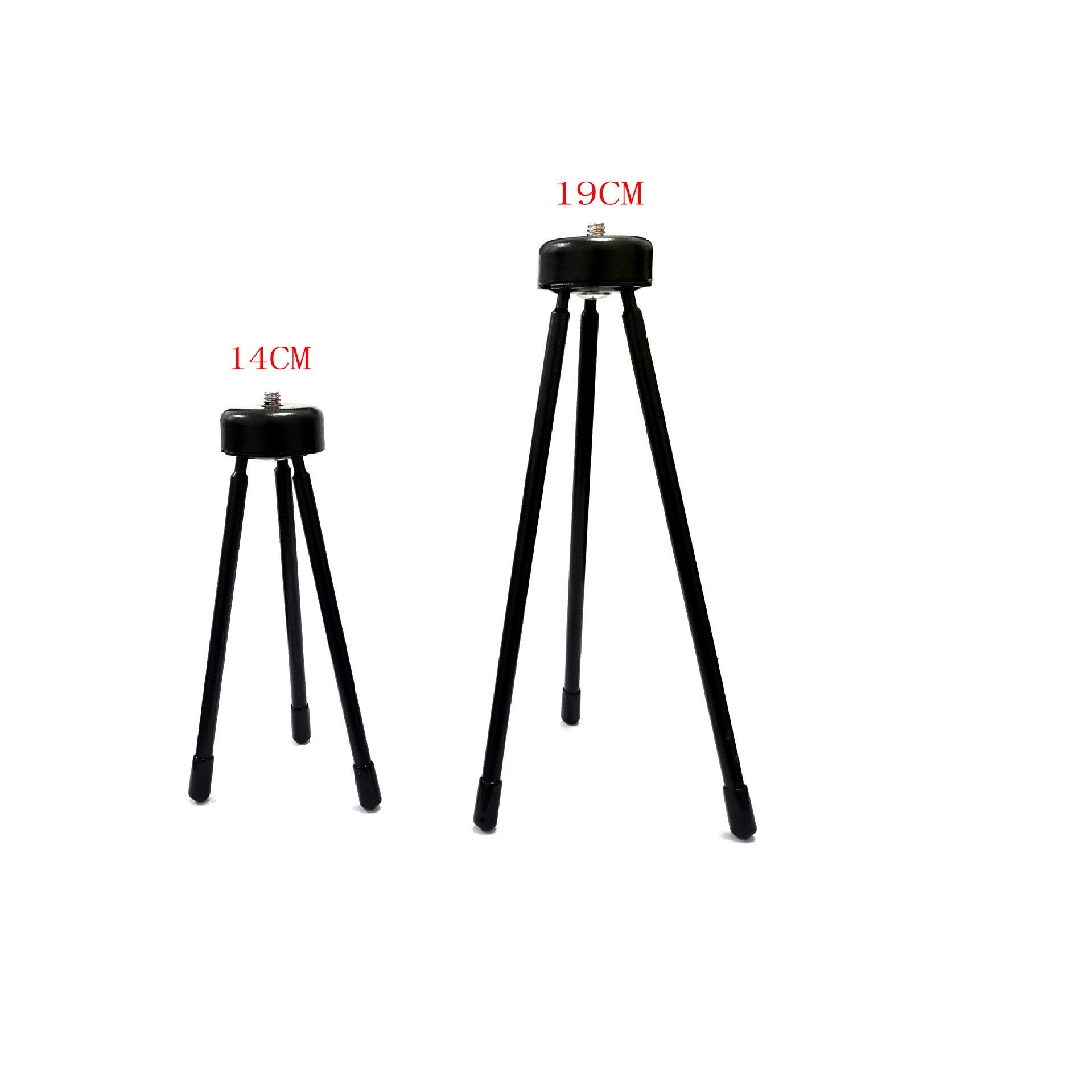 Металлический штатив 19 см, прочный железный штатив, мини-штатив 14 см для настольного использования