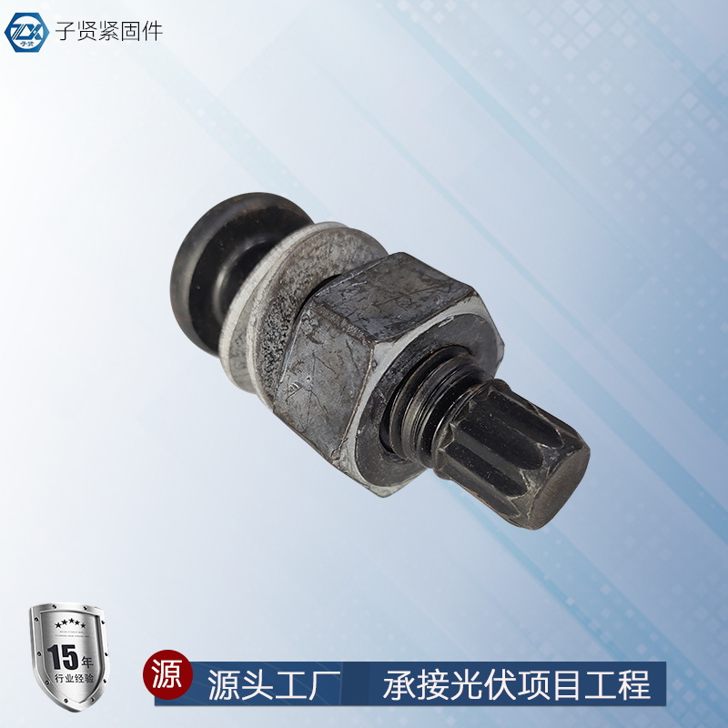 10.9级钢结构扭剪螺栓高强度半圆头扭剪螺丝GB3632厂房专用型螺栓|undefined