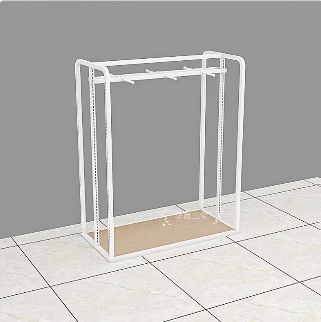 바닥판이 있는 양면 매달린 잠옷걸이 120*60*145