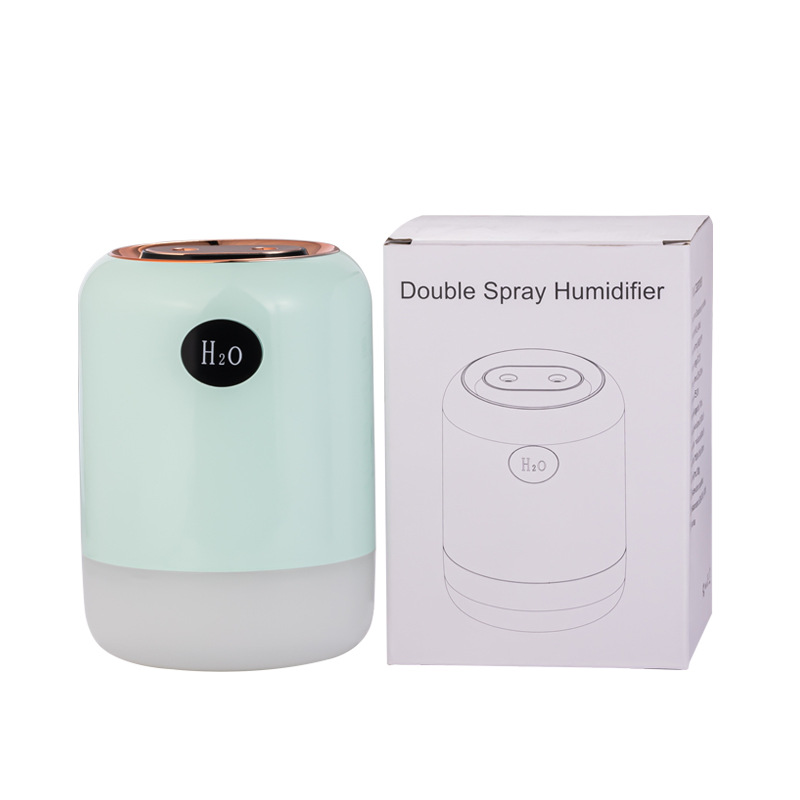 2025 nuevo humidificador usb, pulverización doble, niebla densa, dormitorio doméstico, escritorio de oficina, aire acondicionado