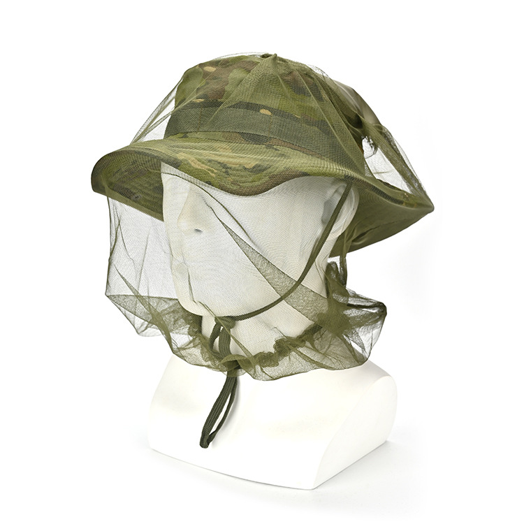 Sombrero anti-mosquito sombrero de pesca de los hombres cubierta de la cara protector solar máscara de malla transpirable pesca nocturna al aire libre a prueba de insectos apicultura sombrero anti-abeja