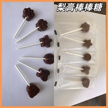 秋梨膏棒棒糖六种风格润喉糖梨膏糖无添加厂家批发代发抖音同款