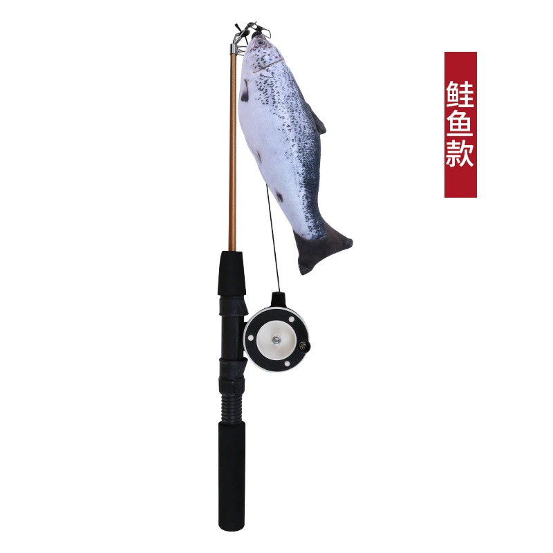 Fabricante spot ratón de lino palo de gato divertido poste de madera con campana auto-alivio gato juguetes suministros para mascotas