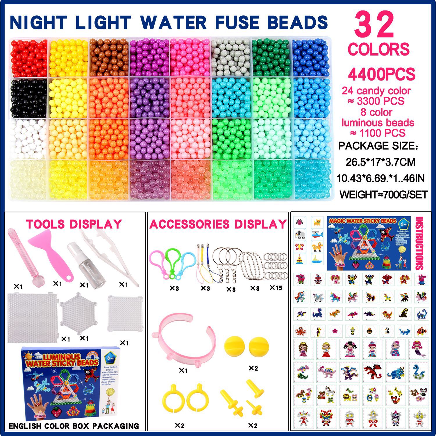 La niebla del agua perlas mágicas agua perlas pegajosas perlas solubles en agua hecho a mano DIY juguetes educativos para niños perlas mágicas agua niebla perlas rompecabezas