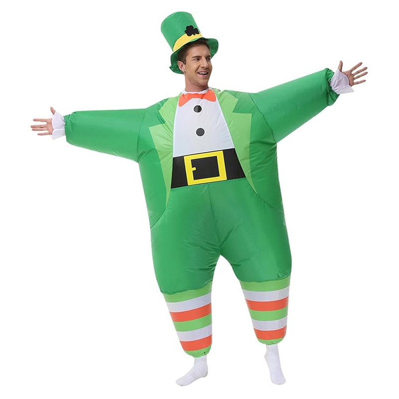 Venta caliente Traje inflable transfronterizo Dinosaurio de Halloween Alien Tyrannosaurus Rex Dress Up Ropa de actuación divertida Decoración de fiesta