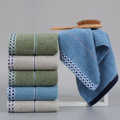 Wholesale 100% Cotton Home Towels, Home Water Absorbent Thick Patterned Non-Fuzzing Embroidered 14-Piece Gift Set
