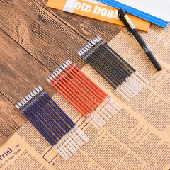 Korean version of neutral pen refill wholesale 0.5mm bullet head imitation needle type full needle tube water refill ballpoint pen 