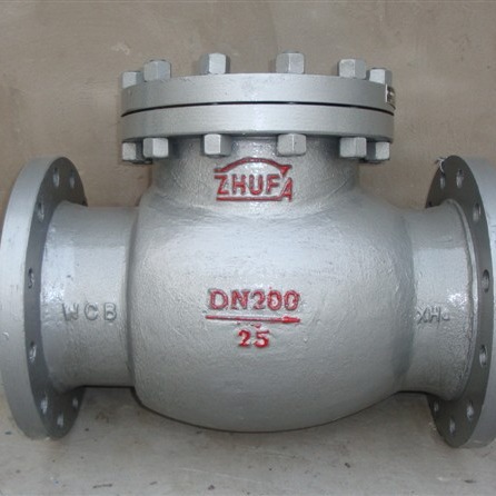 H44H旋启式止回阀，广州止回阀说明，广州富山阀门。