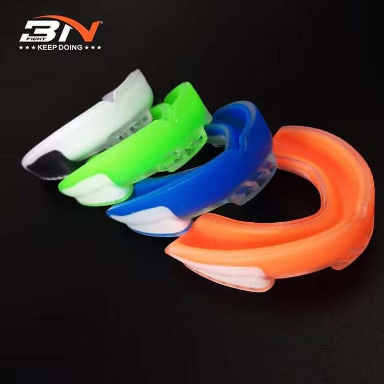 Bn Boxing Mouth Guard Muay Thai Sanda Taekwondo Training Mouth Guard Fighting Sports Fitness Mma Braces Protective Gear