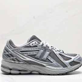 夏季潮流鞋 莆田鞋子1906r复古NB老爹鞋液态银灰色男女增高跑步鞋